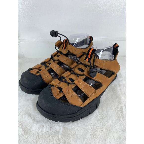 Alpine Design Men’s Water Sport Sandals Brown/Black Size 10 Hiking Walking - Picture 1 of 7